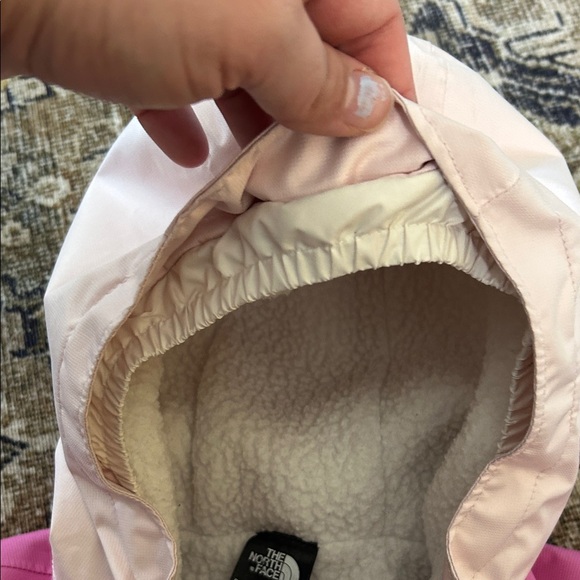 The North Face Pink and Beige Hooded Jacket - Picture 6 of 7